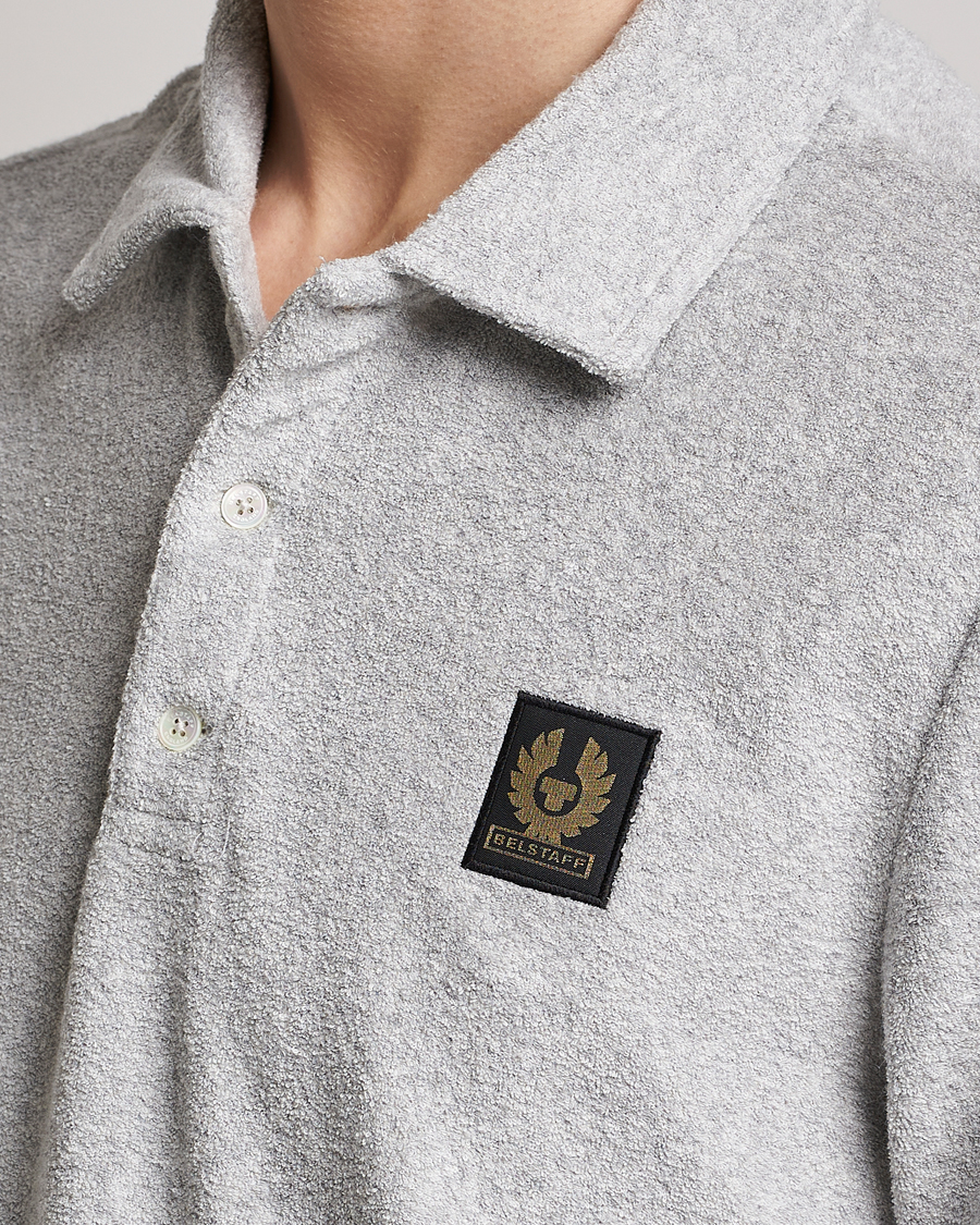 Herren | Poloshirts | Belstaff | Tether Terry Polo Old Silver Heather