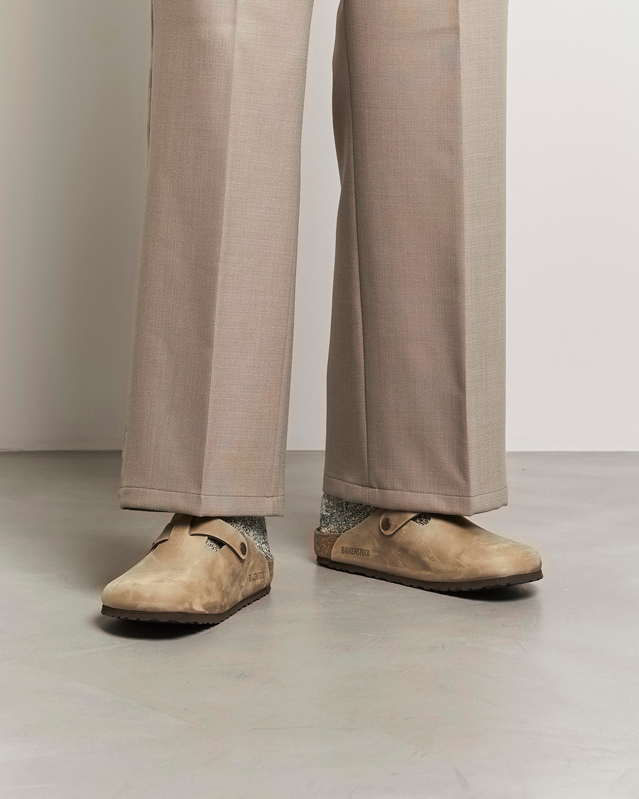 Herren | Sandalen & Pantoletten | BIRKENSTOCK | Boston Classic Footbed Tabacco Oiled Leather