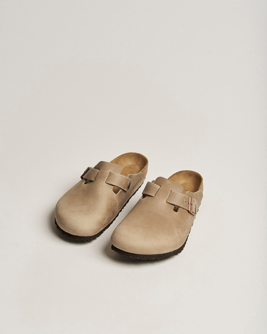 Men | Shoes | BIRKENSTOCK | Boston Classic Footbed Tobacco Oiled Leather
