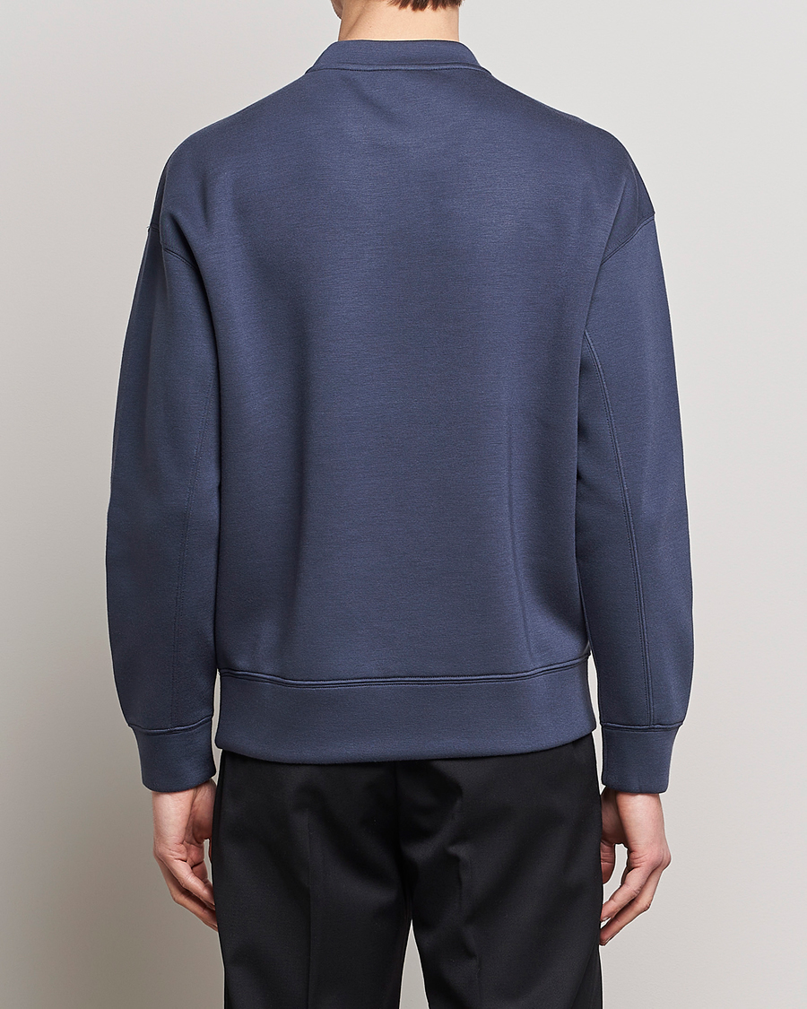 Herren | Pullover | Emporio Armani | Modal Sweat Crew Neck Blue Grey