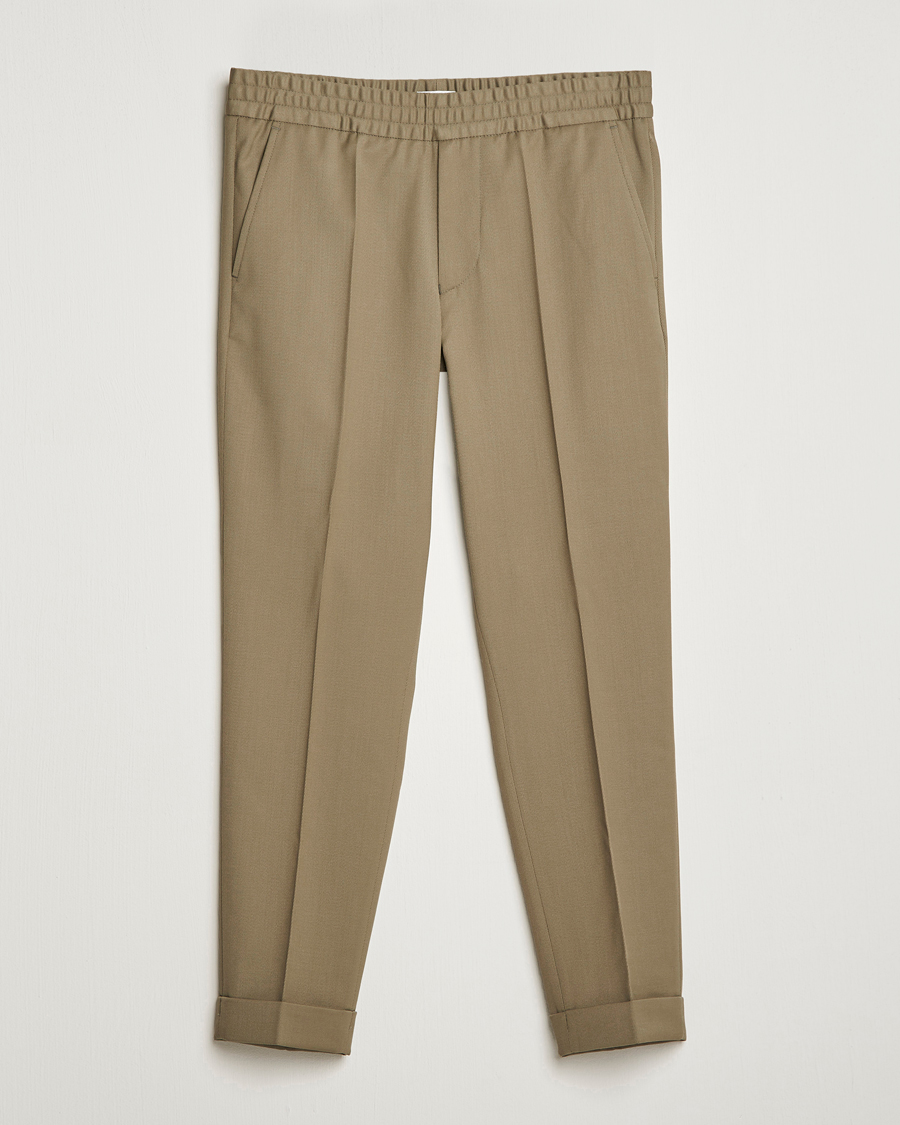 Herren | Hosen | Filippa K | Terry Cropped Trousers Khaki