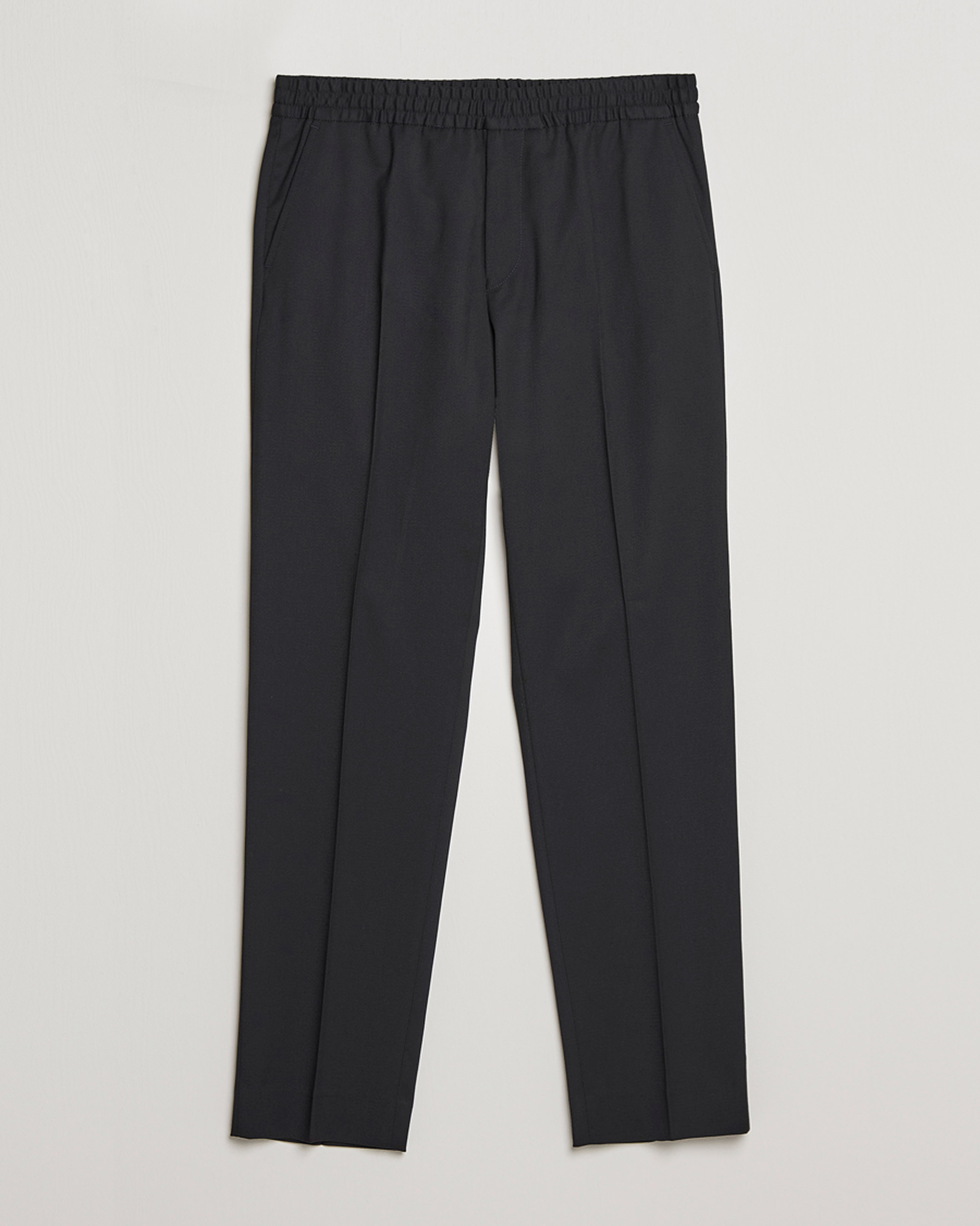 Herren | Hosen | Filippa K | Relaxed Terry Wool Trousers Black