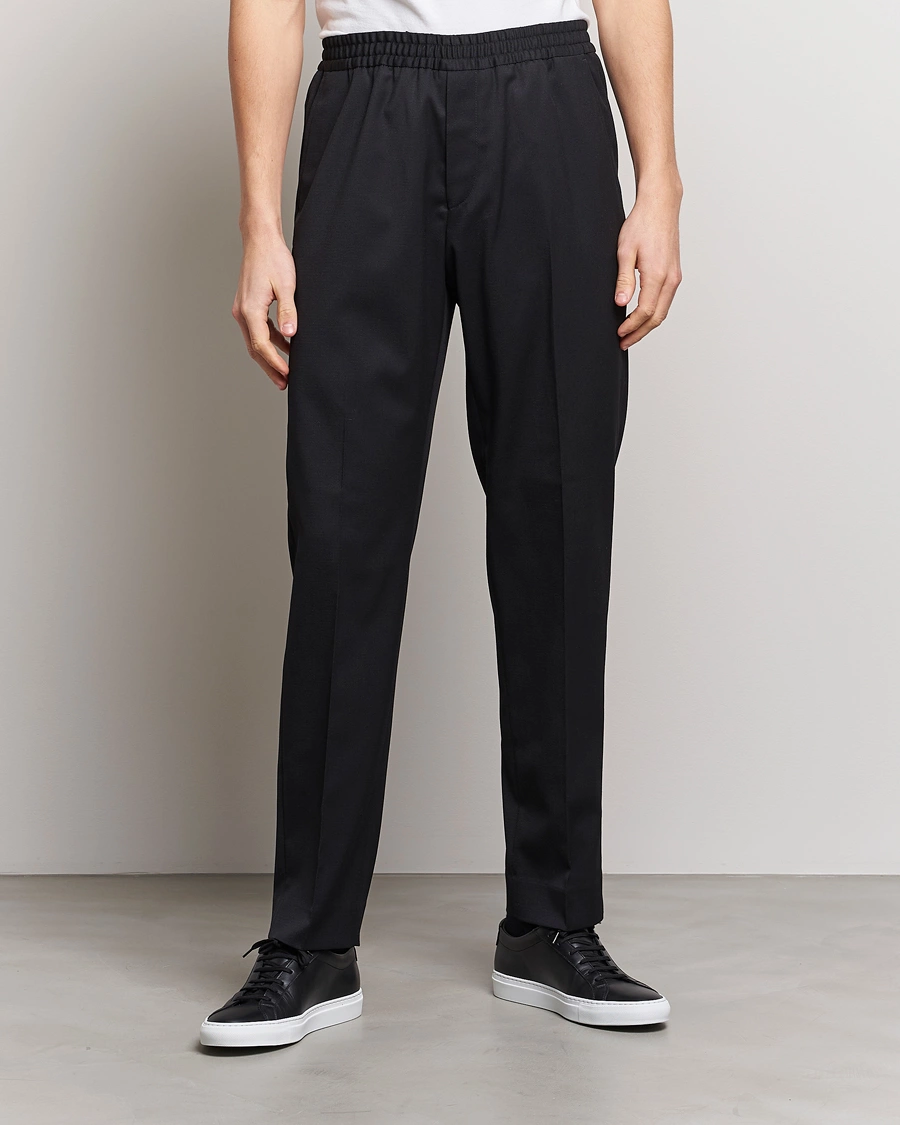 Herren | Kleidung | Filippa K | Relaxed Terry Wool Trousers Black