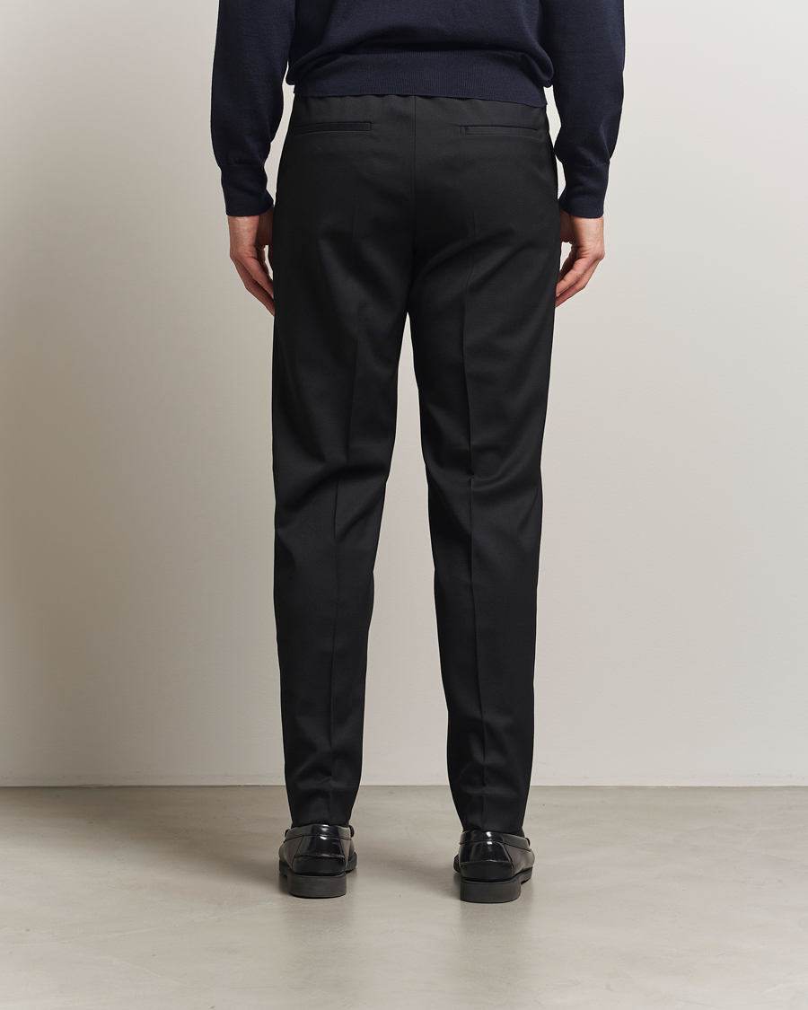 Herren | Hosen | Filippa K | Relaxed Terry Wool Trousers Black