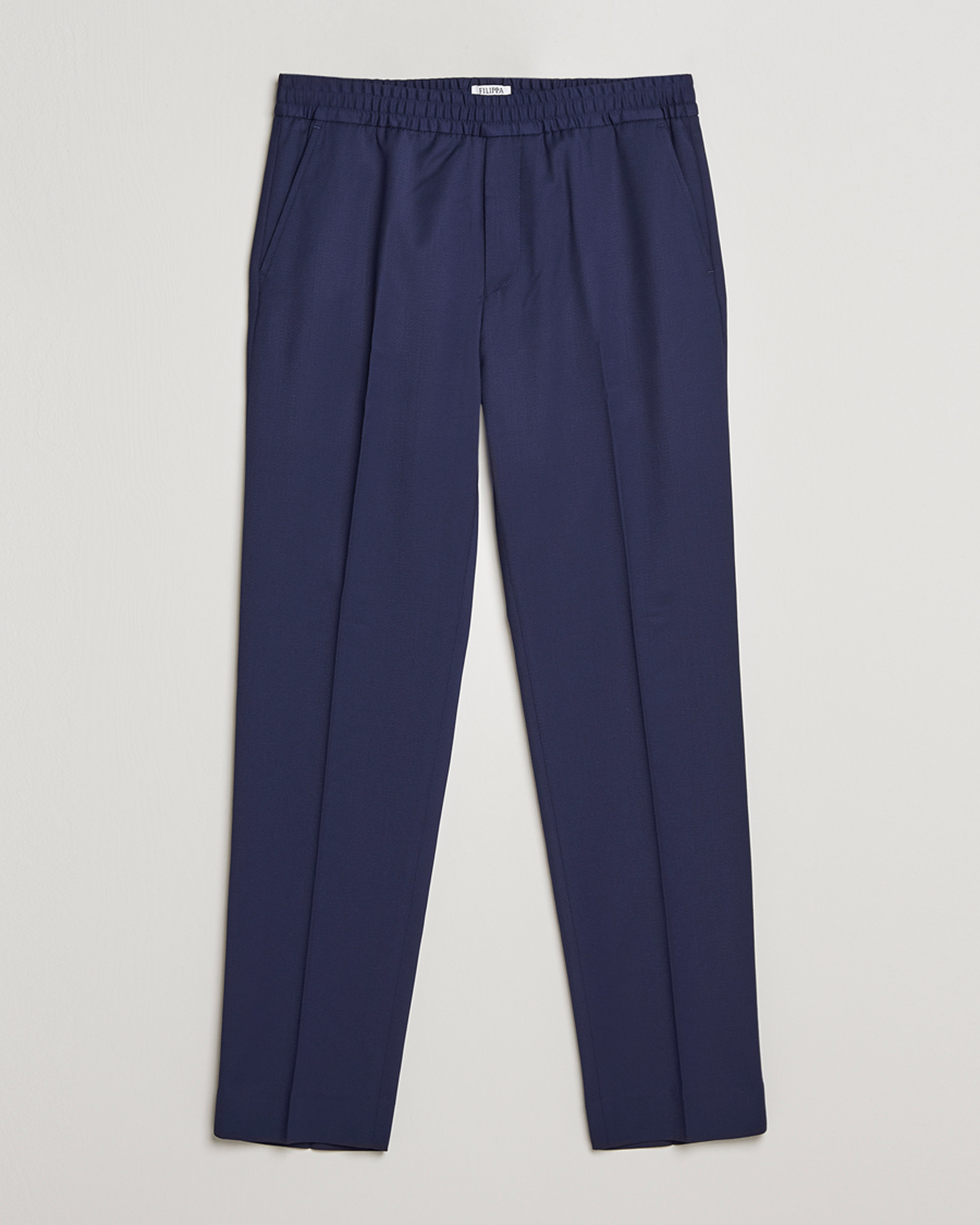 Herren | Hosen | Filippa K | Relaxed Terry Wool Trousers French Navy