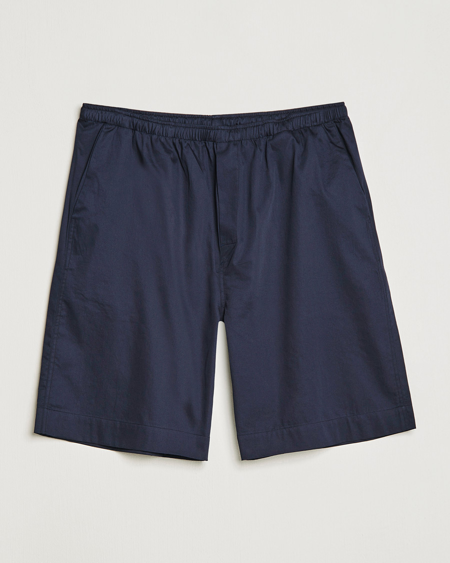 Herren | Shorts | Filippa K | Cotton Lounge Shorts Night Blue
