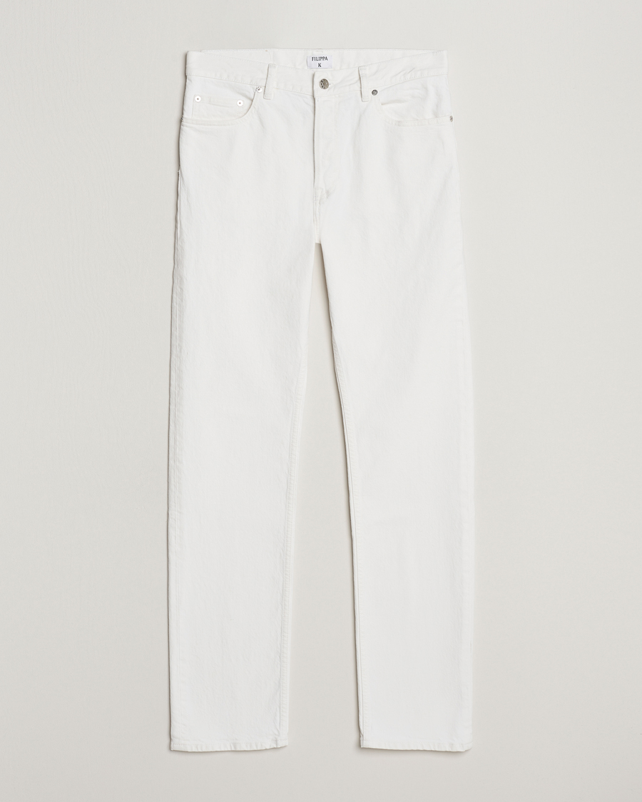 Herren | Jeans | Filippa K | Classic Straight Jeans Washed White