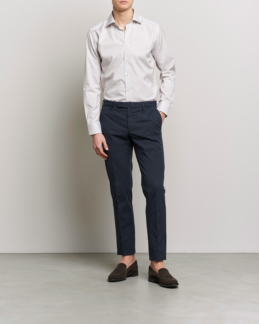 Herren | Hemden | Eton | Signature Poplin Shirt Brown