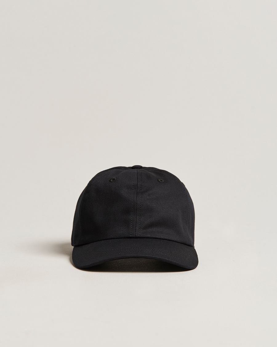 Herren | Eton Cotton Baseball Cap Black | Eton | Cotton Baseball Cap Black