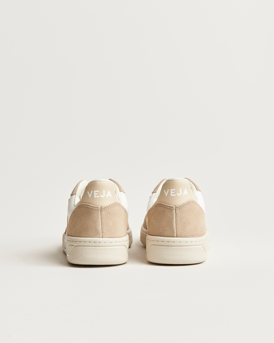 Herren | Veja V-10 Chromefree Leather Extra White/Sable Sahara | Veja | V-10 Chromefree Leather Extra White/Sable Sahara