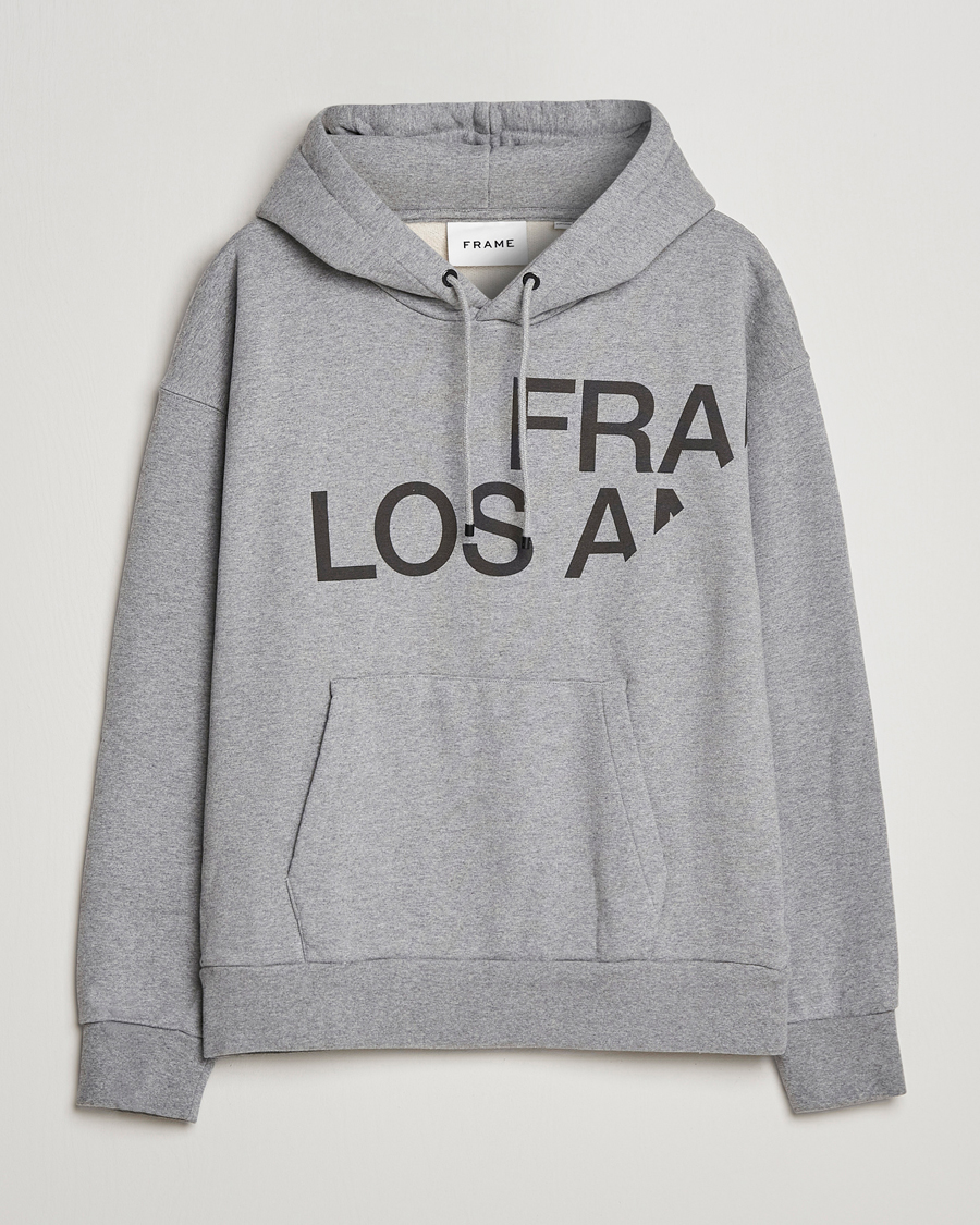 Herren | Pullover | FRAME | Logo Hoodie Grey Melange