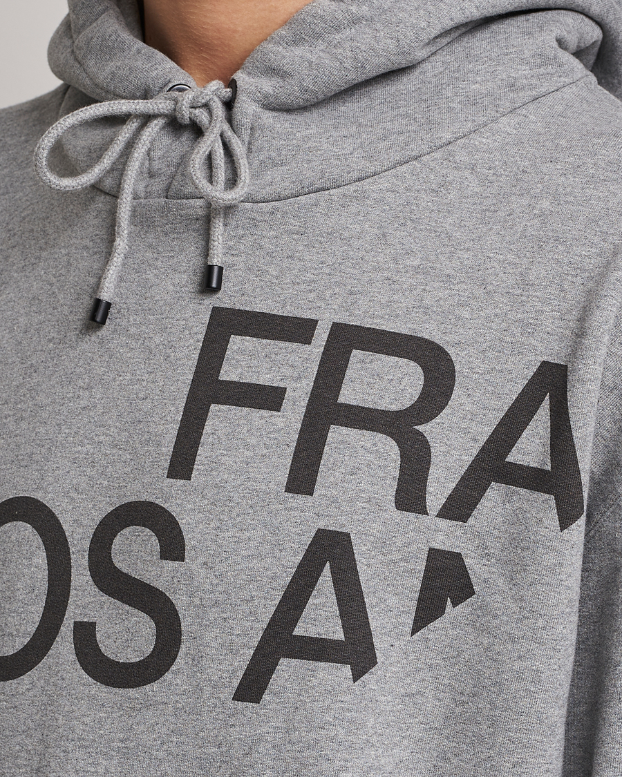 Herren | Pullover | FRAME | Logo Hoodie Grey Melange