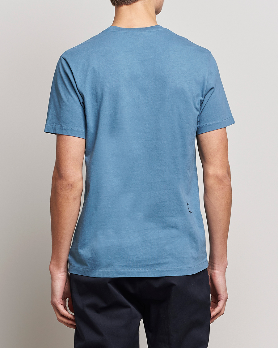 Herren | T-Shirts | FRAME | Logo T-Shirt Grey Blue