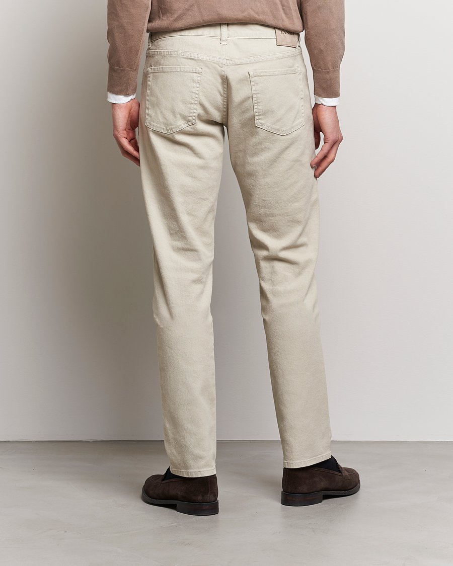 Herren | Hosen | Canali | Slim Fit 5-Pocket Pants Beige