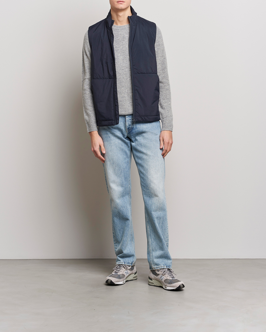 Herren | Westen | NN07 | Verve Padded Waistcoat Navy Blue