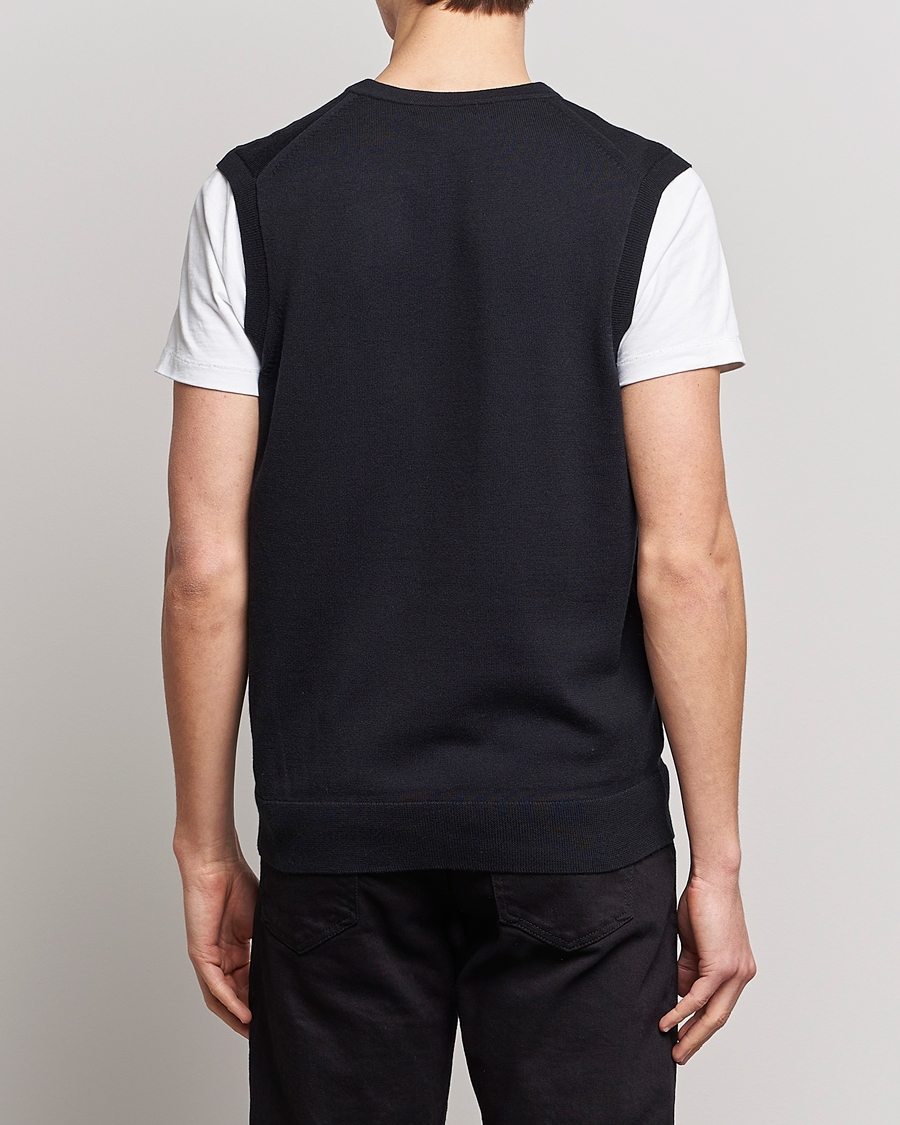 Herren | Pullover | Fred Perry | Classic V-Neck Tank Black