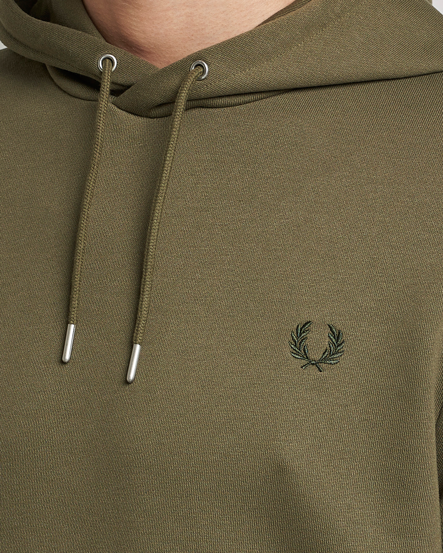 Herren | Pullover | Fred Perry | Tipped Hooded Sweatshirt Unifrom Green