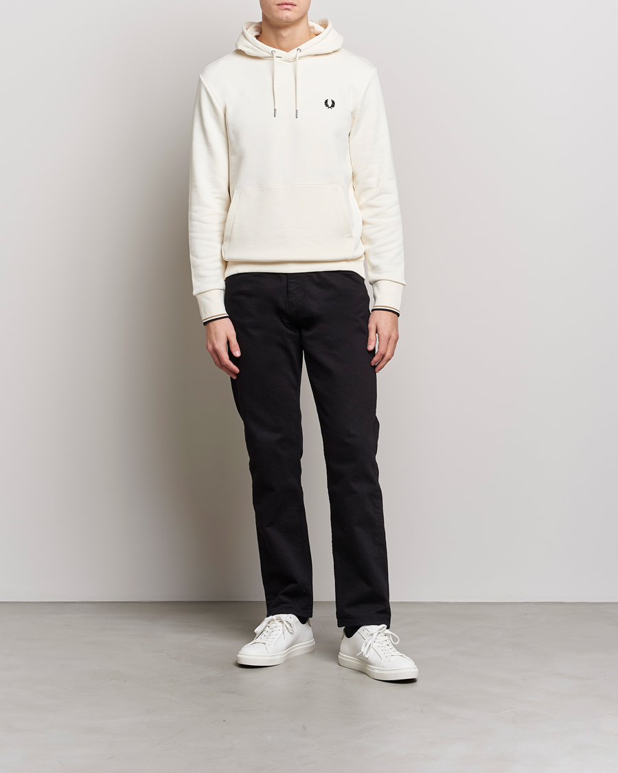 Herren | Pullover | Fred Perry | Tipped Hooded Sweatshirt Ecru