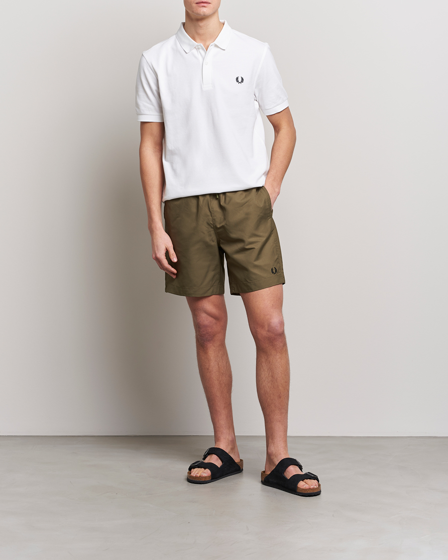 Herren | Badehosen | Fred Perry | Classic Swimshorts Uniform Green