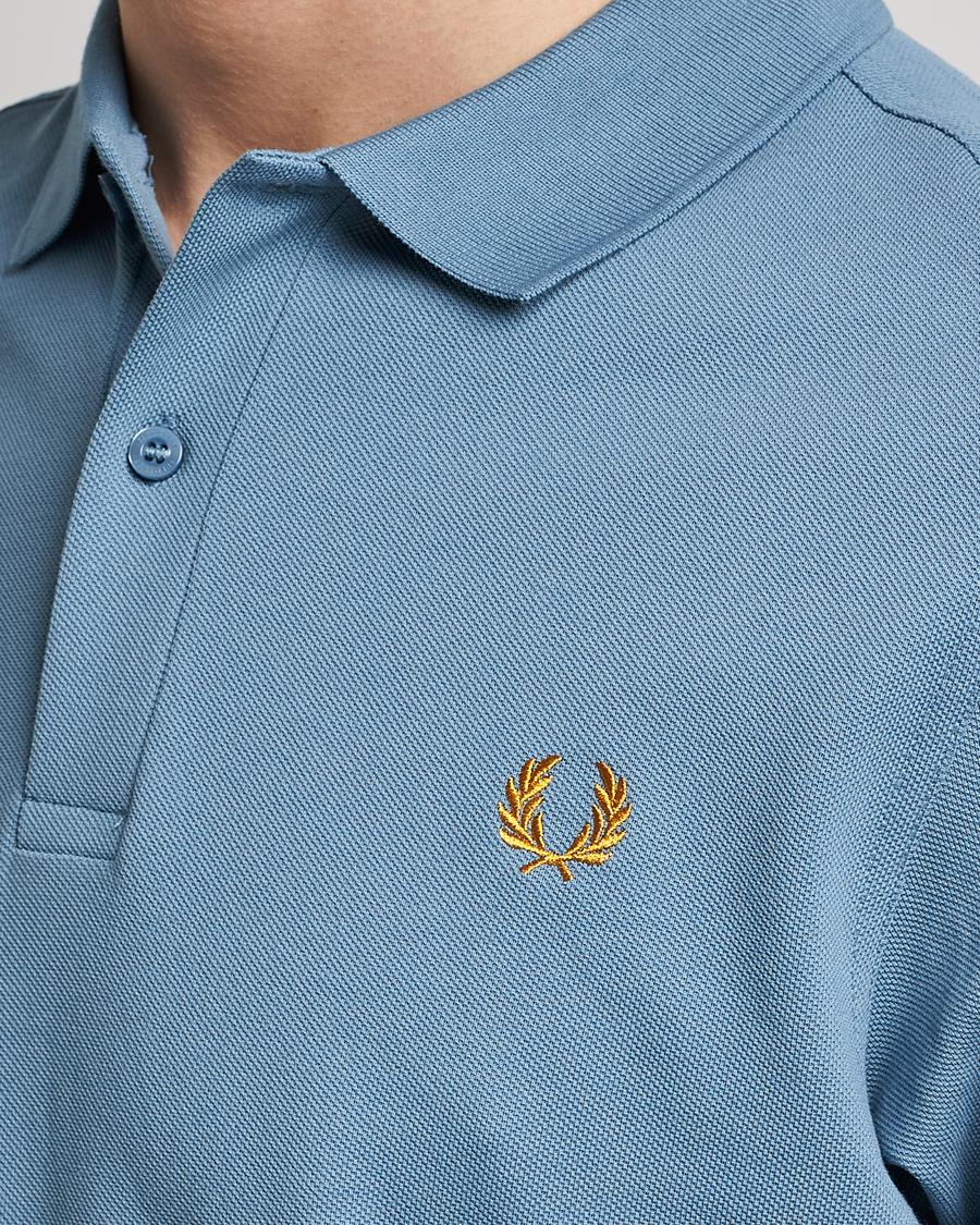 Herren | Poloshirts | Fred Perry | Plain Polo Shirt Ash Blue