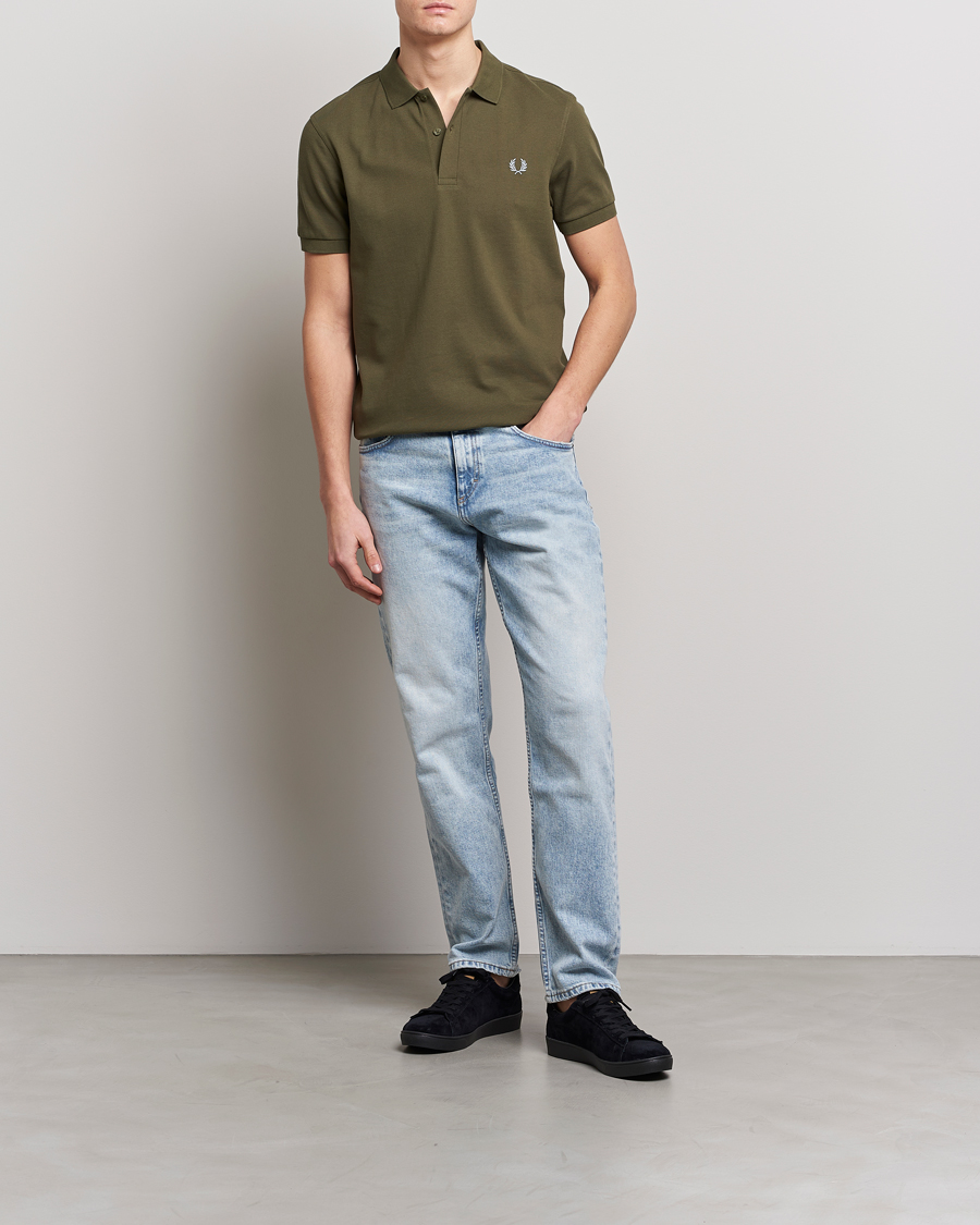 Herren | Poloshirts | Fred Perry | Plain Polo Shirt Uniform Green