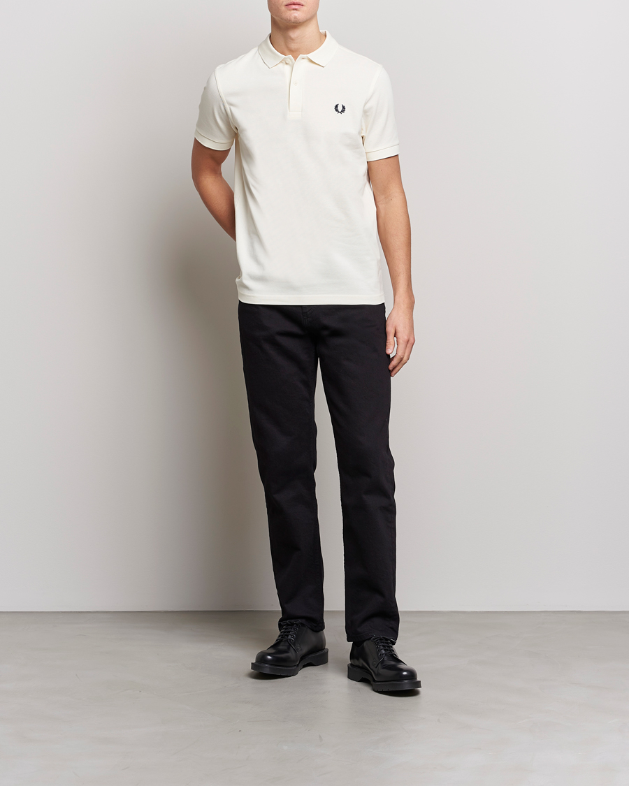 Herren | Poloshirts | Fred Perry | Plain Polo Shirt Ecru