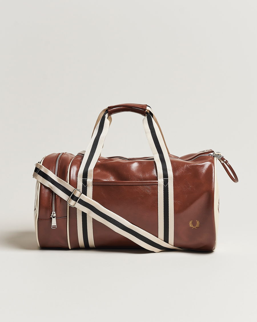 Herren | Fred Perry Classic Barrel Bag Tan | Fred Perry | Classic Barrel Bag Tan