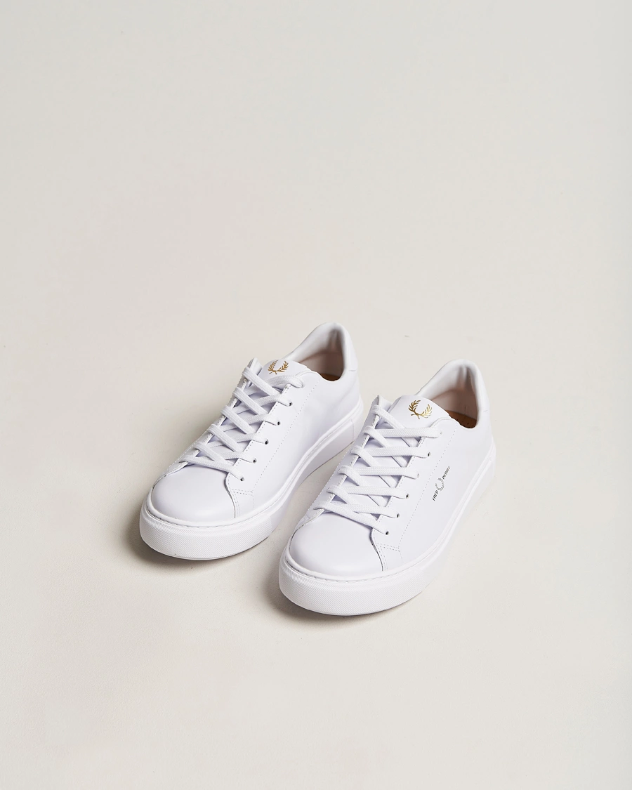 Herren | Best of British | Fred Perry | B71 Leather Sneaker White
