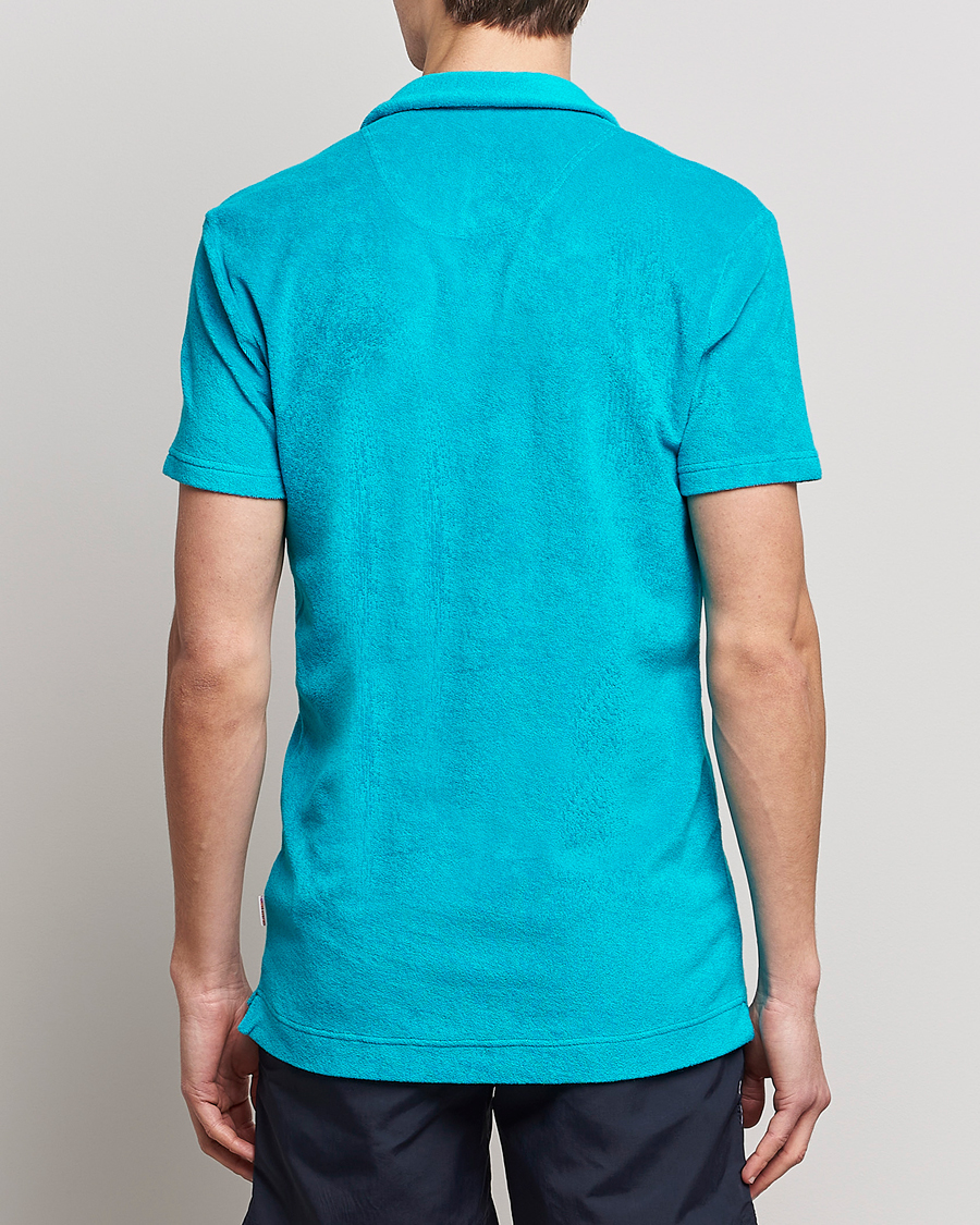 Herren | Poloshirts | Orlebar Brown | Terry Polo Crystal Sea