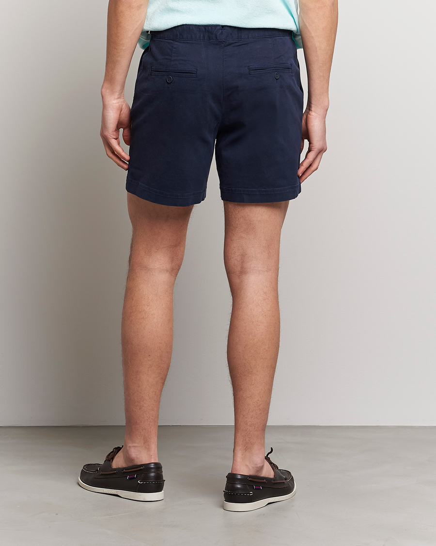 Herren | Shorts | Orlebar Brown | Bulldog Cotton Stretch Twill Shorts Dark Navy