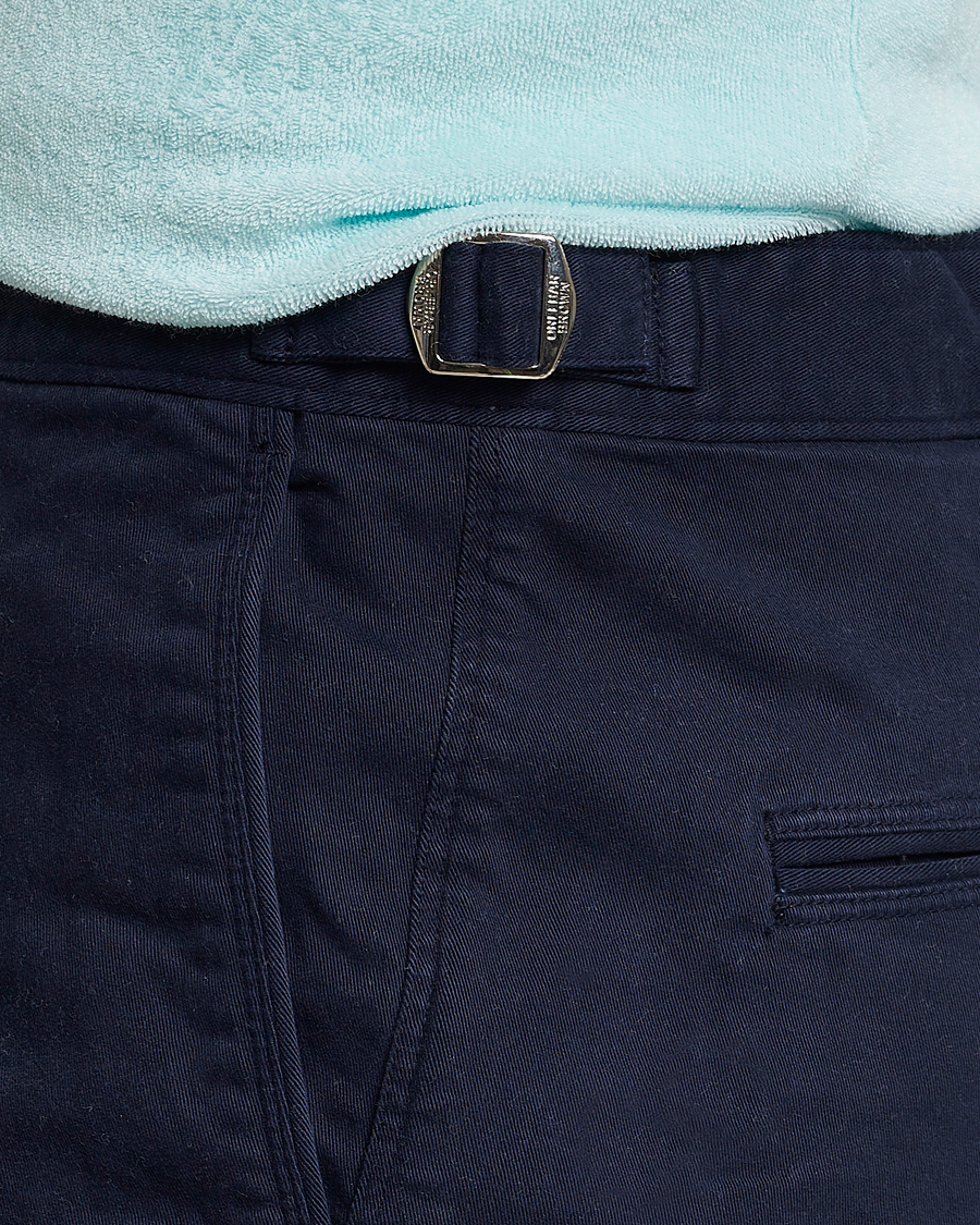 Herren | Shorts | Orlebar Brown | Bulldog Cotton Stretch Twill Shorts Dark Navy