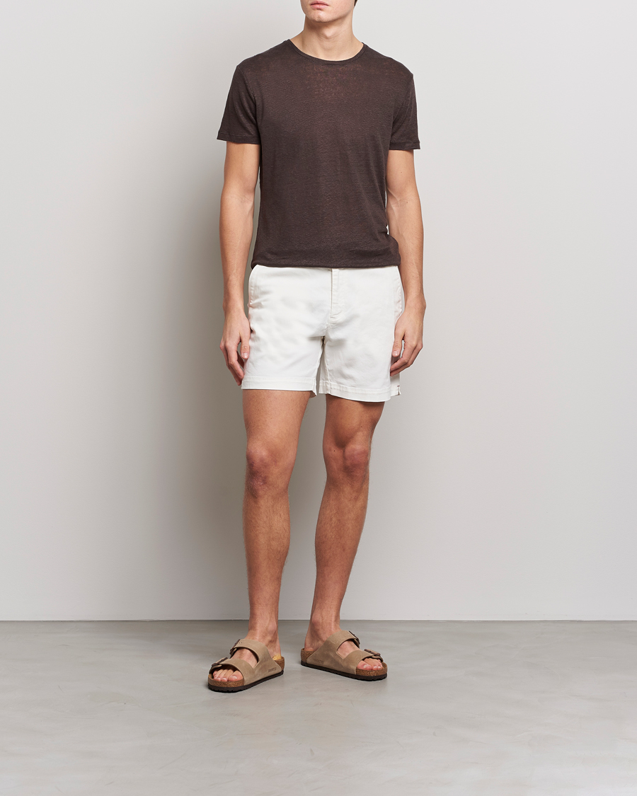 Herren | Shorts | Orlebar Brown | Bulldog Cotton Stretch Twill Shorts Sea Mist
