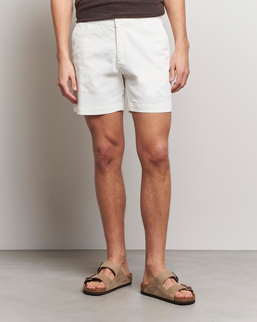 Herren | Shorts | Orlebar Brown | Bulldog Cotton Stretch Twill Shorts Sea Mist