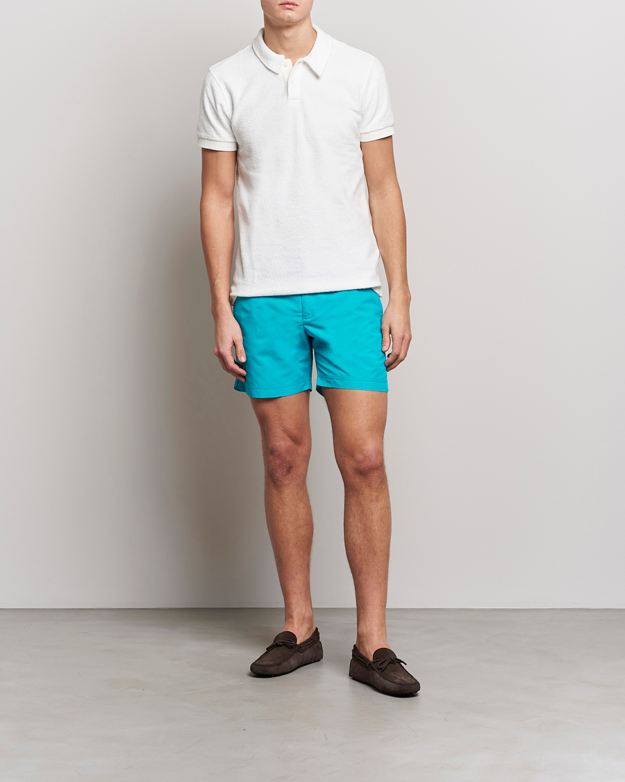 Herren | Badehosen | Orlebar Brown | Bulldog II Medium Length Swim Shorts Crystal Sea