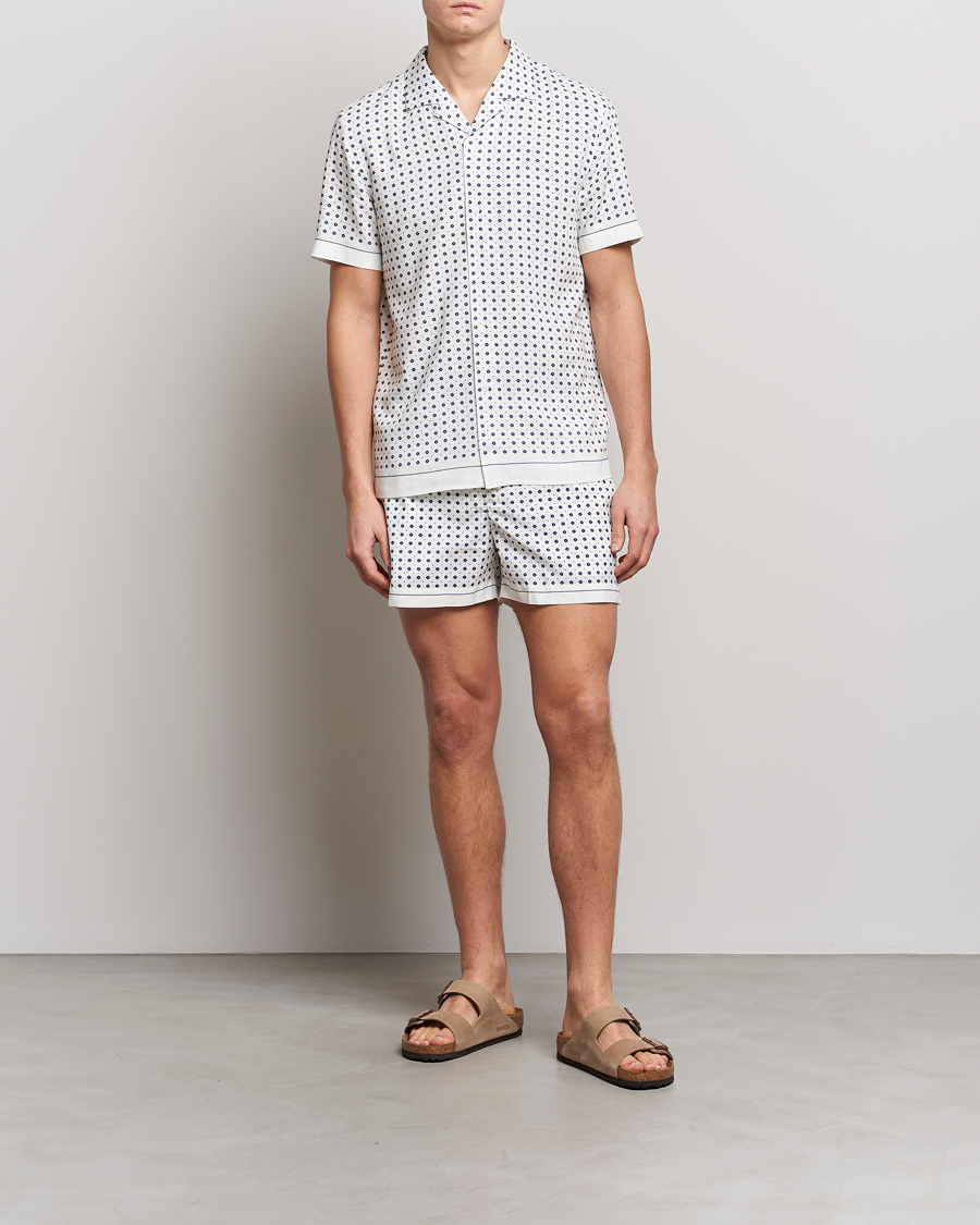 Herren | Hemden | Orlebar Brown | Hibbert Cravat Linen/Viscose Shirt Sea Mist