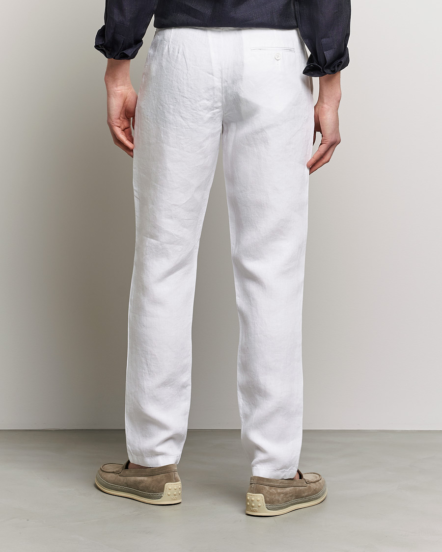 Herren | Hosen | Orlebar Brown | Griffon Linen Trousers White