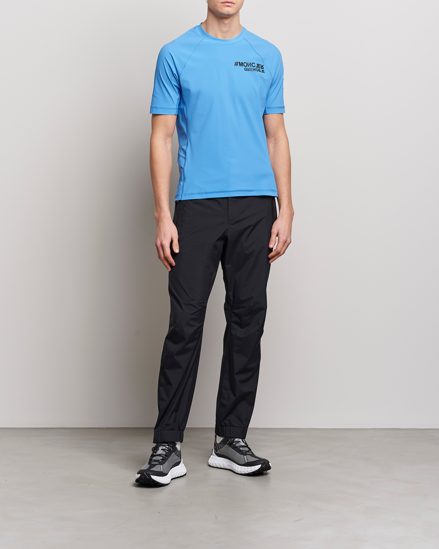 Herren | T-Shirts | Moncler Grenoble | Technical T-Shirt Light Blue