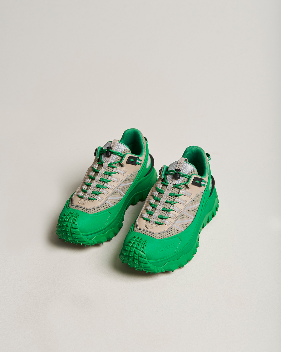 Herren | Moncler Grenoble Trailgrip Sneakers Green/Beige | Moncler Grenoble | Trailgrip Sneakers Green/Beige