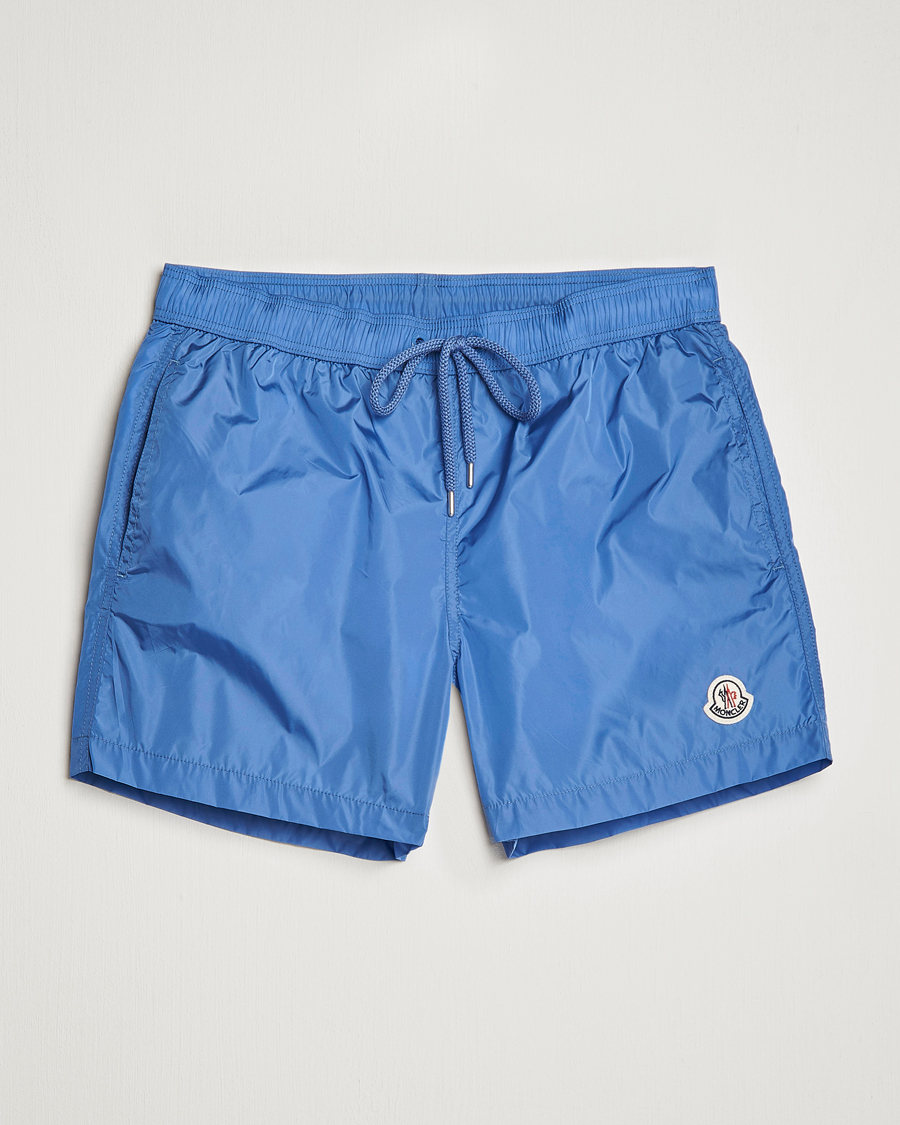 Herren | Badehosen | Moncler | Nylon Swim Trunks Light Blue