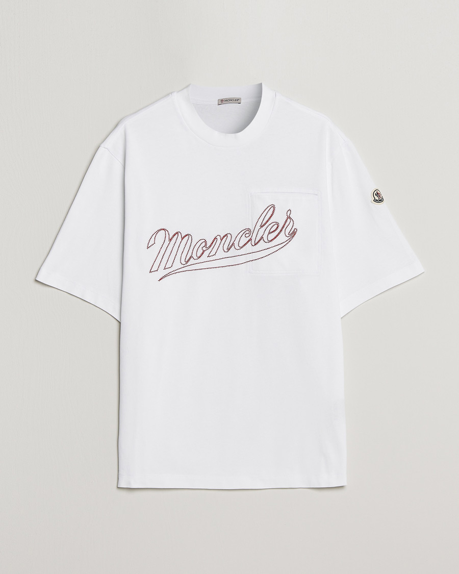Herren | T-Shirts | Moncler | Signature T-Shirt White