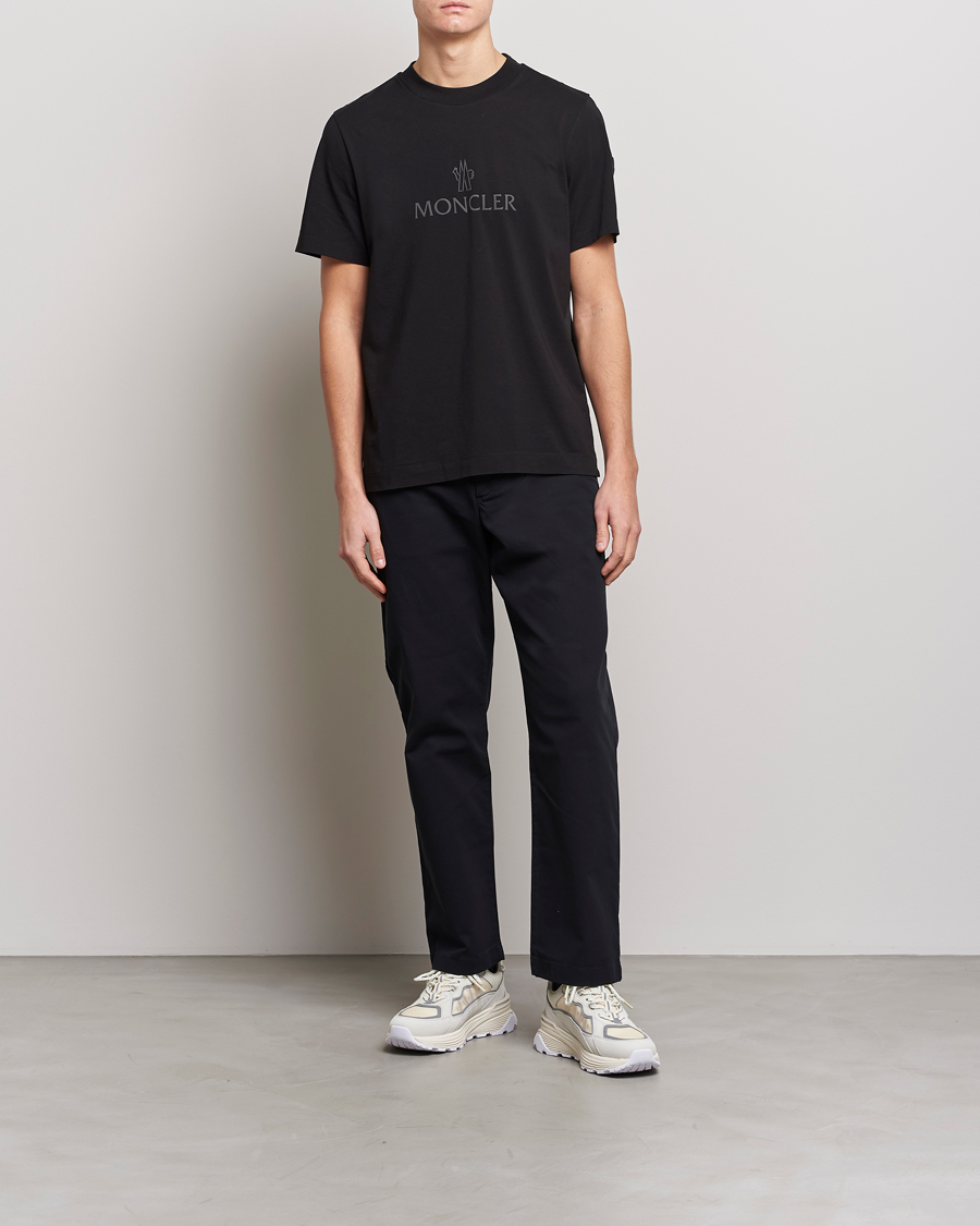 Herren | T-Shirts | Moncler | Lettering T-Shirt Black