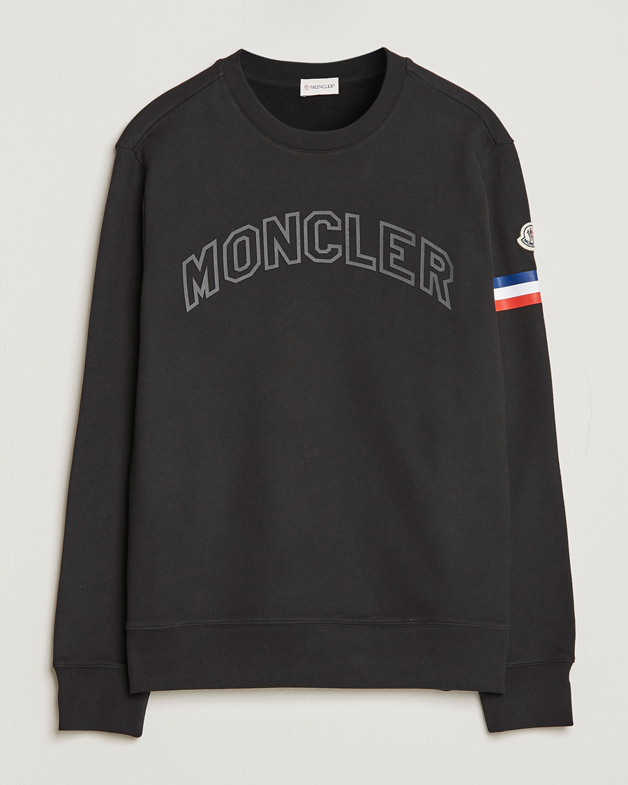 Herren | Pullover | Moncler | Armband Logo Sweatshirt Black