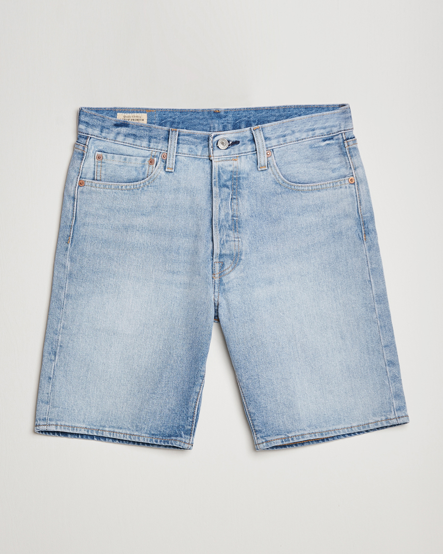 Herren | Shorts | Levi's | 501 Hemmed Denim Shorts Light Indigo Worn In