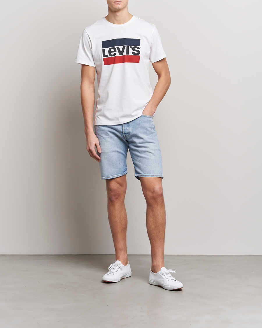 Herren | Shorts | Levi's | 501 Hemmed Denim Shorts Light Indigo Worn In