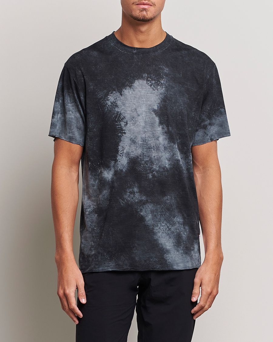 Herren | Kurzarm T-Shirt | Satisfy | CloudMerino T-Shirt Batik Black