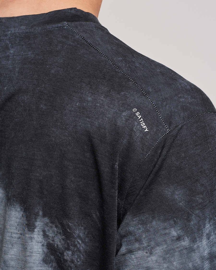 Herren | T-Shirts | Satisfy | CloudMerino T-Shirt Batik Black