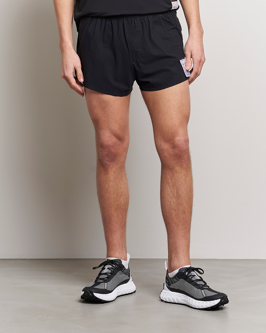 Herren | Funktionsshorts | Satisfy | Space-O 2.5 Inch Shorts Black