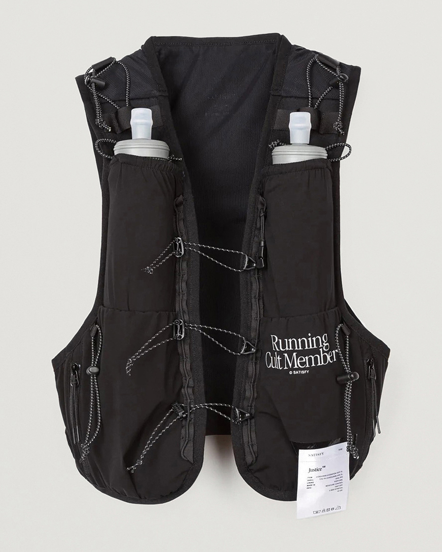 Herren | Satisfy Justice Cordura Hydration Vest Black | Satisfy | Justice Cordura Hydration Vest Black
