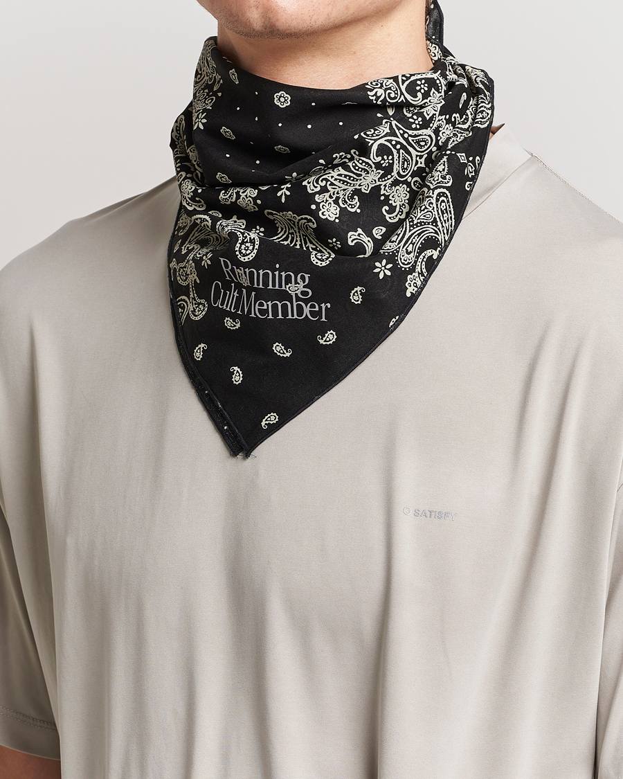 Herren | Satisfy Japanese Cotton Bandana Black | Satisfy | Japanese Cotton Bandana Black