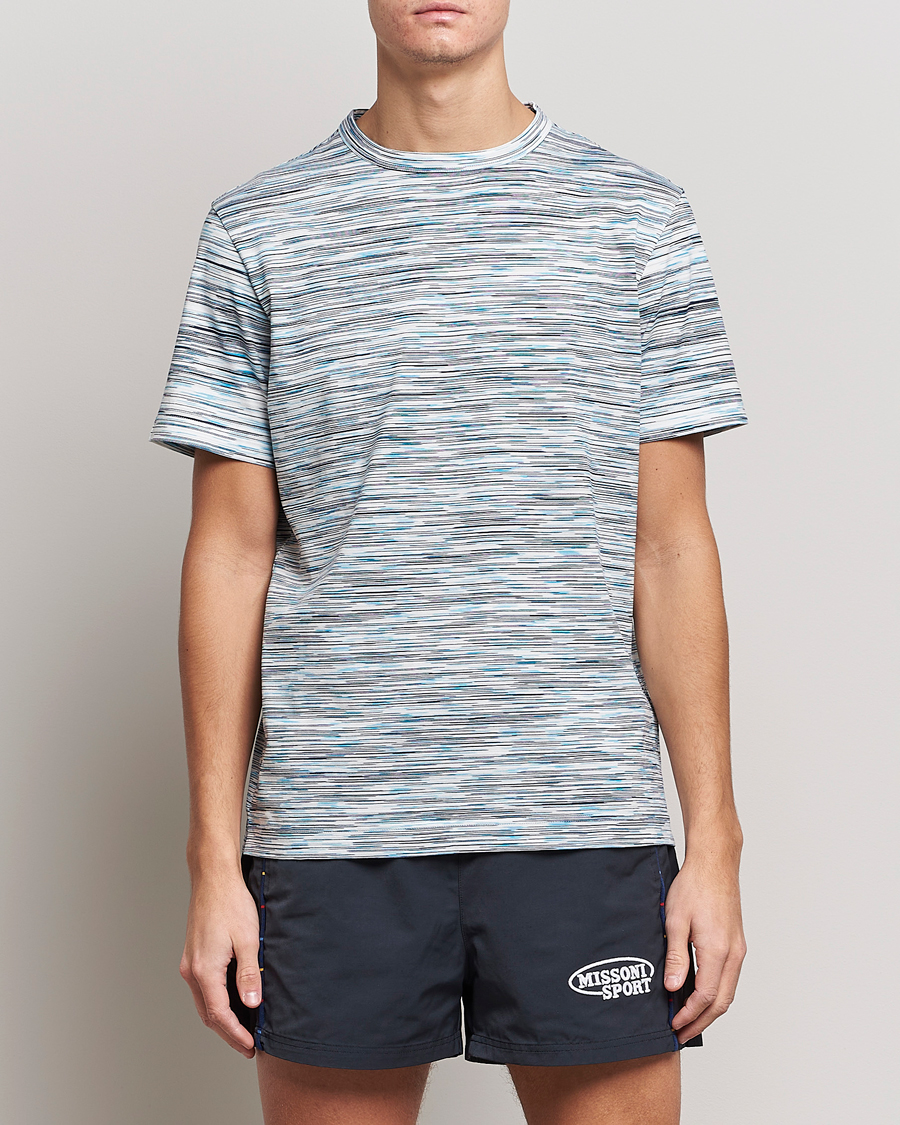 Herren | T-Shirts | Missoni | Fiammato T-Shirt Light Blue